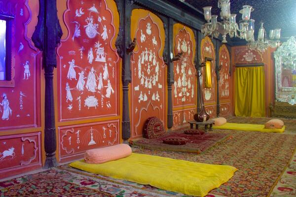 Raja-Dinkar-Kelkar-Museum mit einem Innenansichten