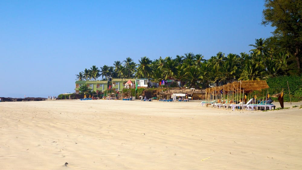 Ashvem Beach which includes a sandy beach