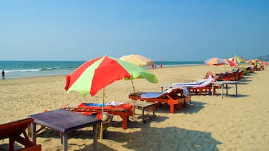Playa de Mandrem mostrando una playa de arena y vistas generales de la costa