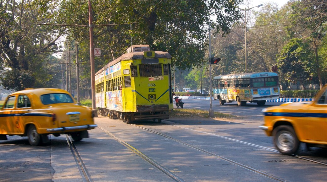 Maidan featuring a city, railway items and street scenes