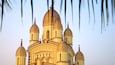 Dakshineswar Kali Temple featuring a temple or place of worship and religious elements