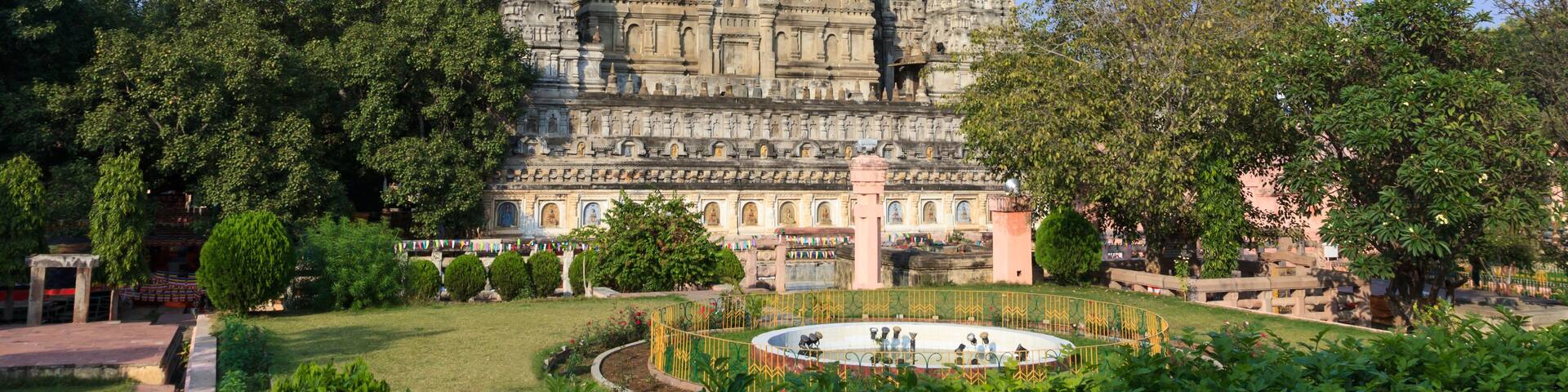 Mahabodhi temple, bodh gaya, India. The site where Gautam Buddha attained enlightenment.