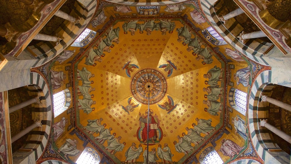 Aachen Cathedral showing a church or cathedral, heritage architecture and religious aspects