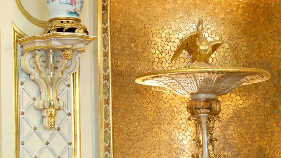 Casino Baden-Baden showing interior views and a luxury hotel or resort