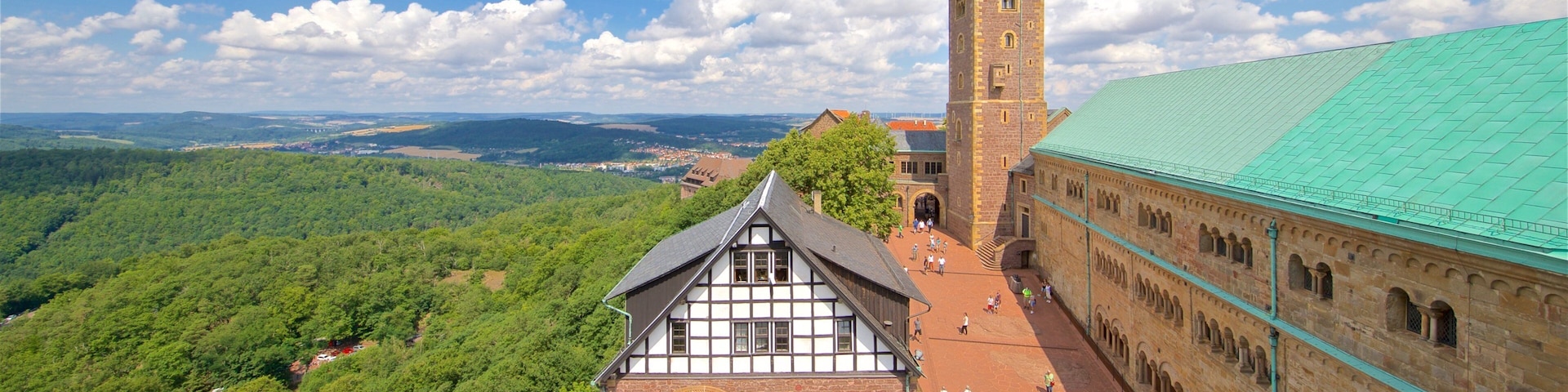 Castelo Wartburg caracterizando paisagem, arquitetura de patrimônio e cenas tranquilas