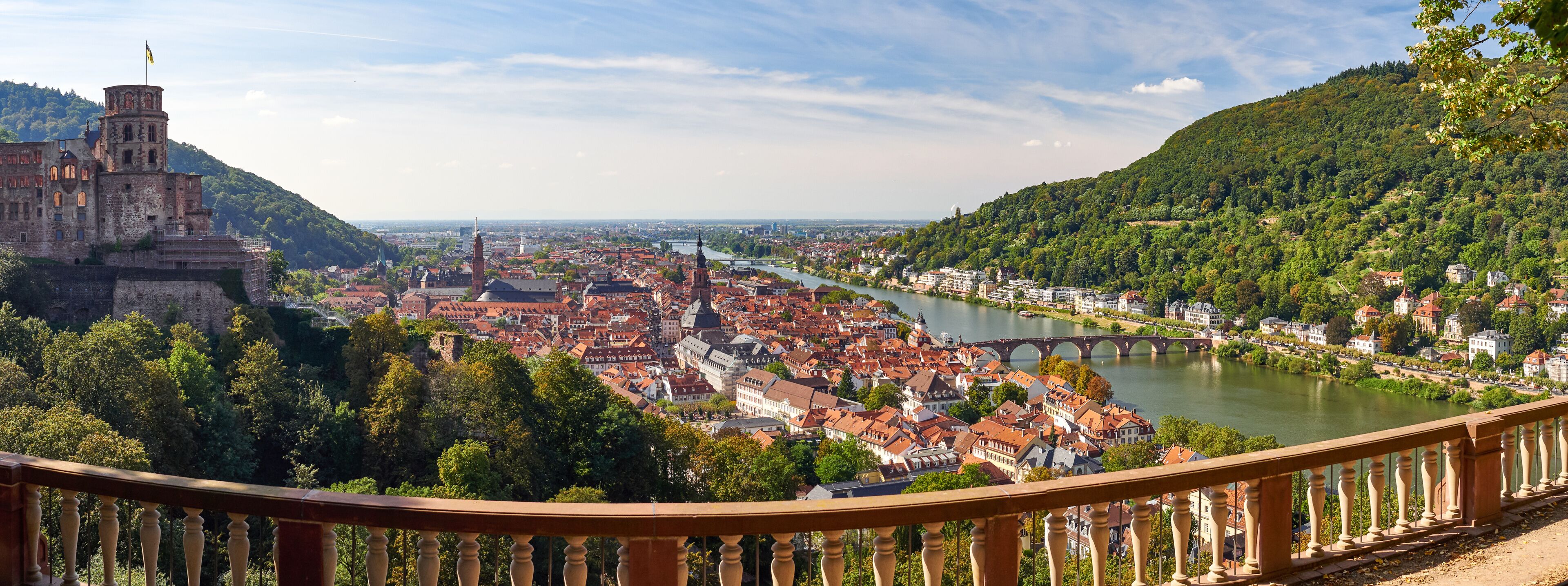 Panorama Heidelberg am Neckar