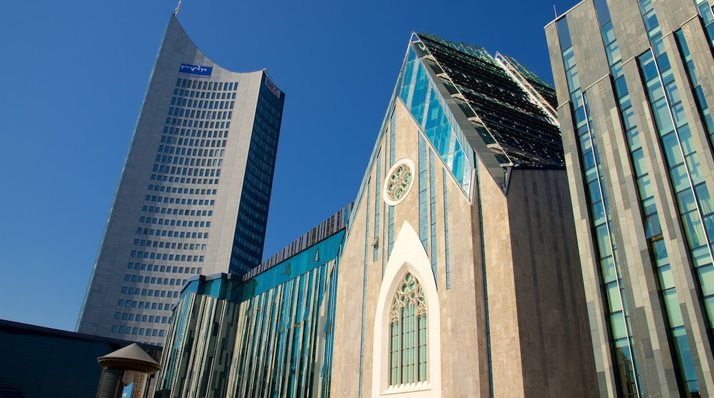 Leipzig University showing a city