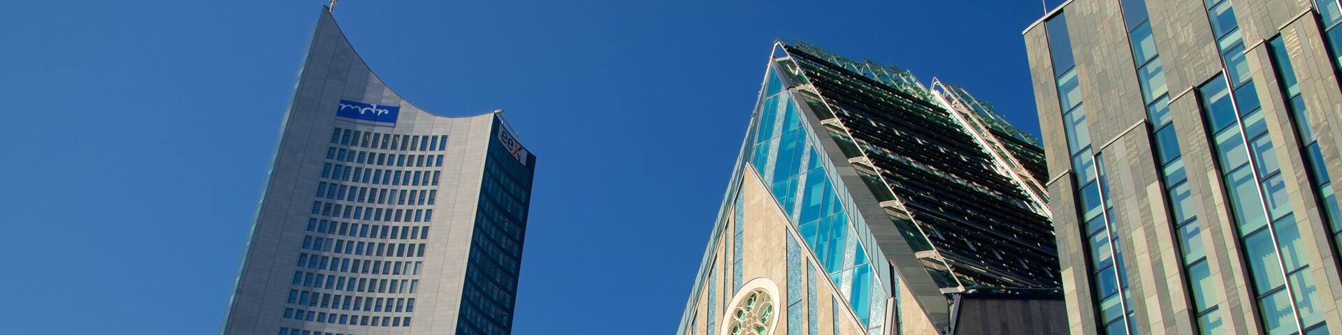 Leipzig University showing a city