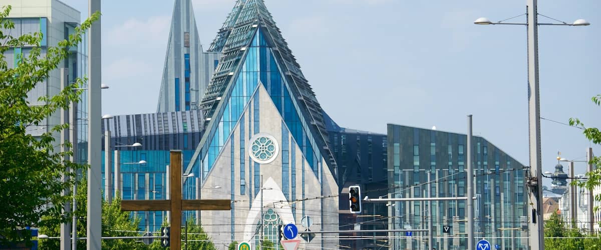 Leipzig University toont een kerk of kathedraal