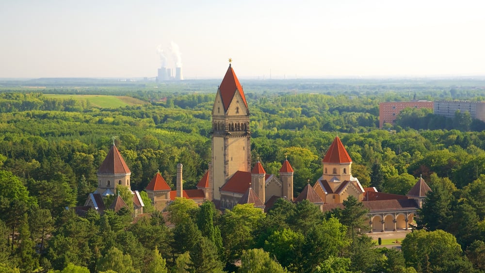 Völkerschlachtdenkmal mit einem Burg