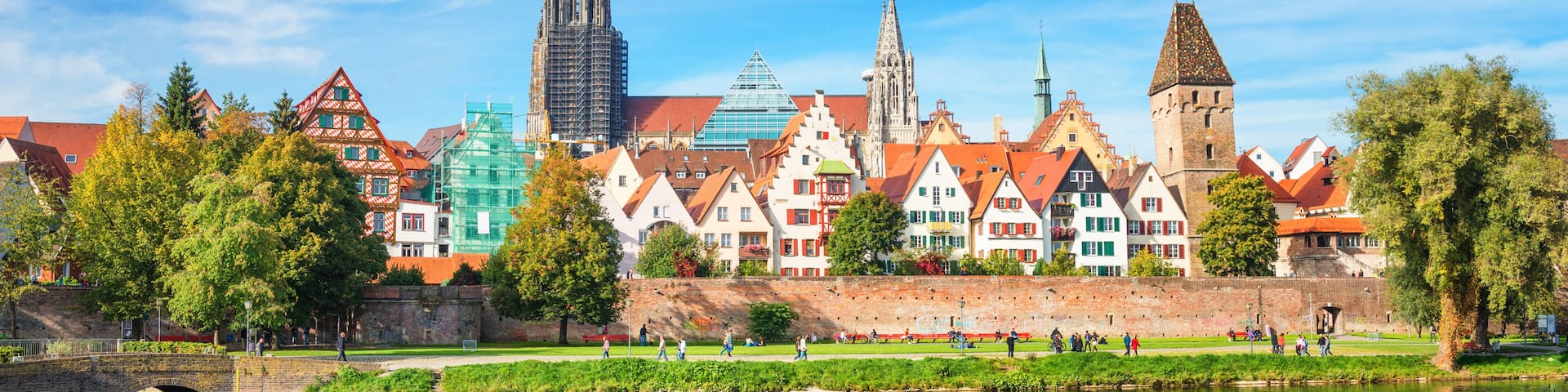 City of Ulm at a sunny day