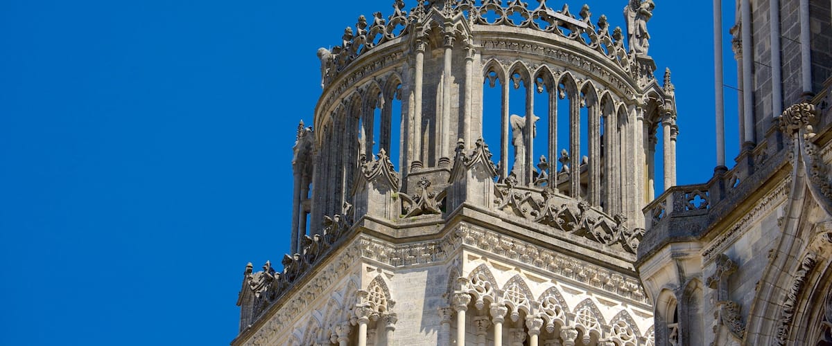 Sainte-Croix Cathedral which includes a church or cathedral