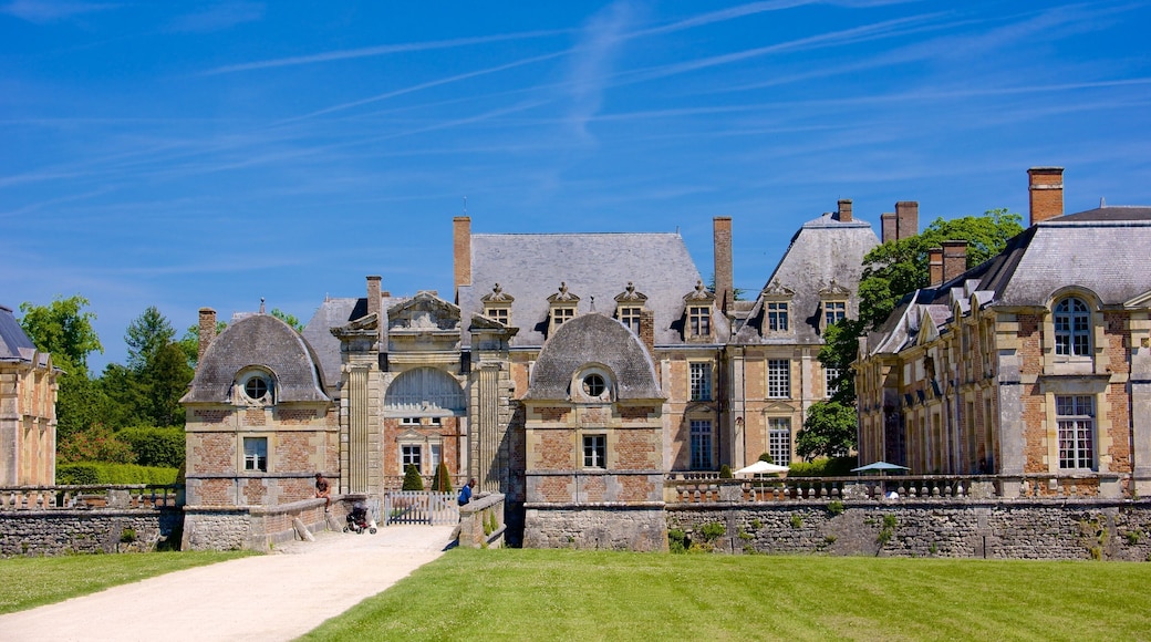 Chateau de la Ferté-Saint-Aubin mostrando um castelo e arquitetura de patrimÎnio