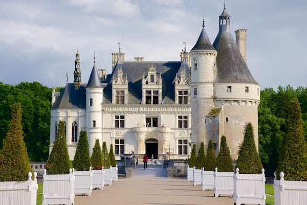 Chateau de Chenonceau mit einem Burg