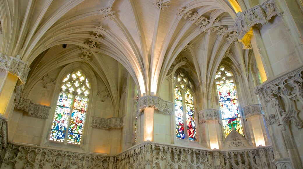 Chateau d\'Amboise que incluye vistas interiores, patrimonio de arquitectura y un castillo