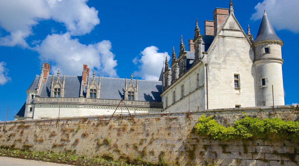 Chateau d\'Amboise ofreciendo elementos del patrimonio y castillo o palacio