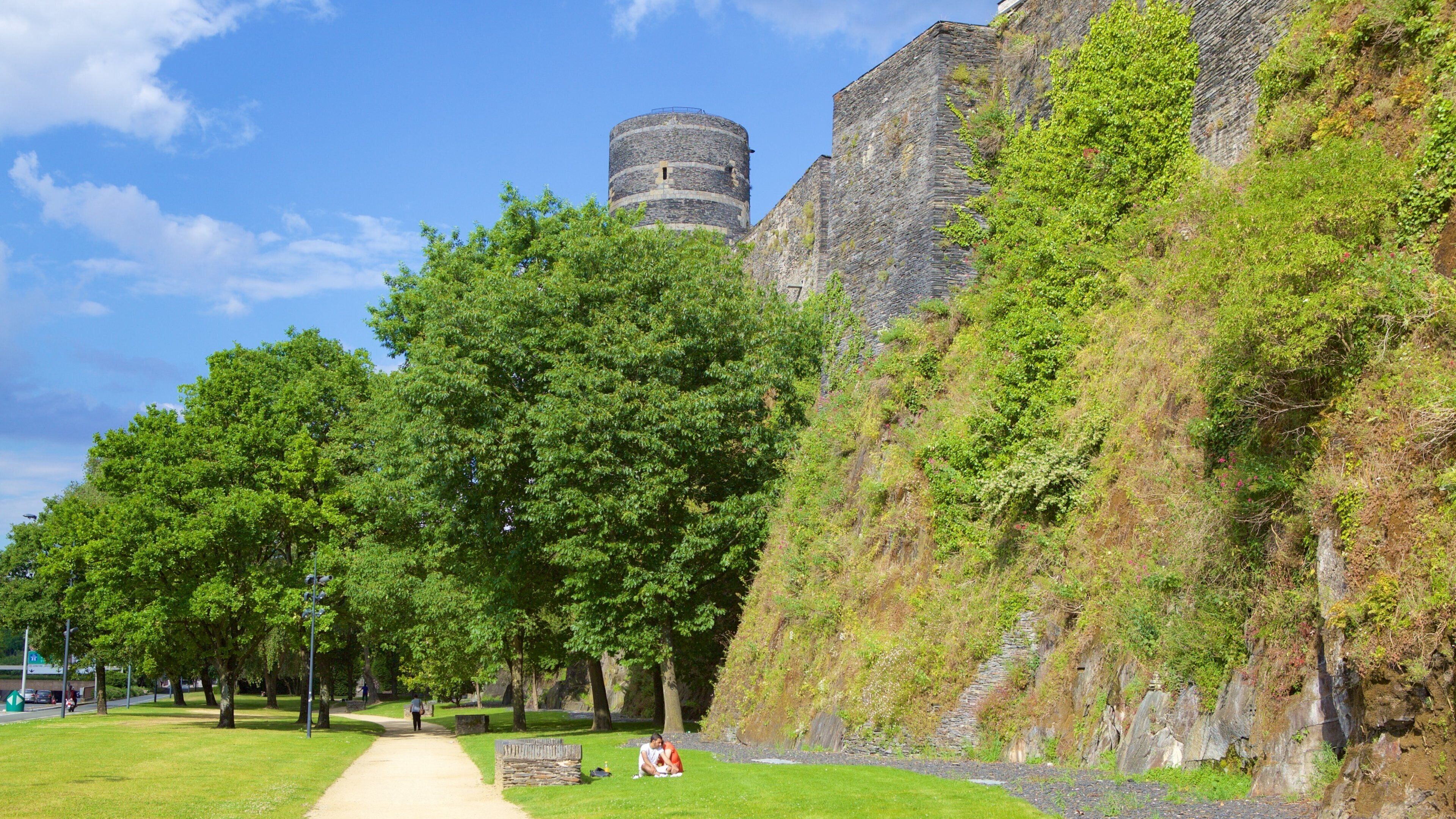 Chateau d\'Angers which includes a garden and heritage elements
