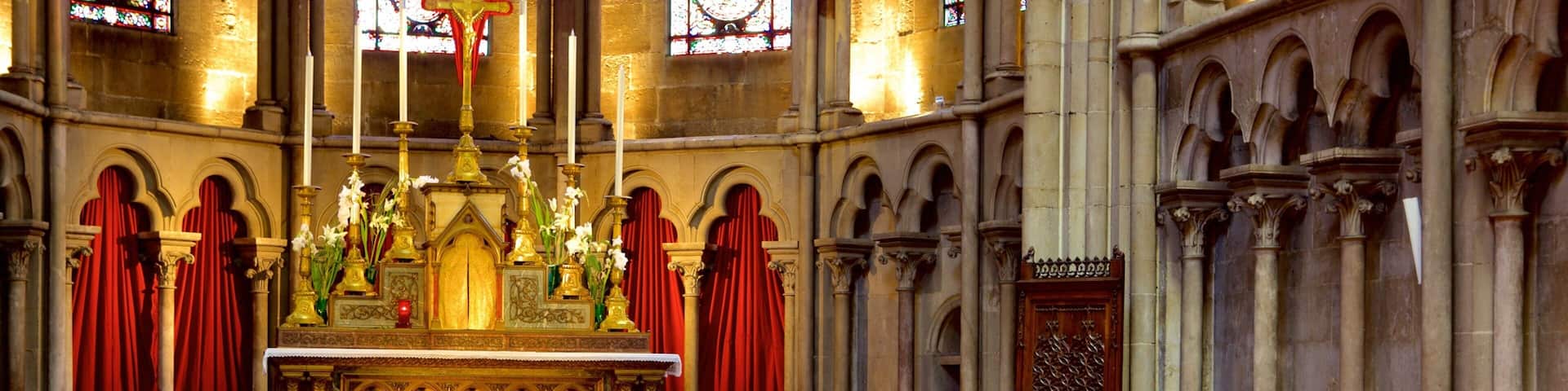 Church of Notre Dame which includes religious aspects