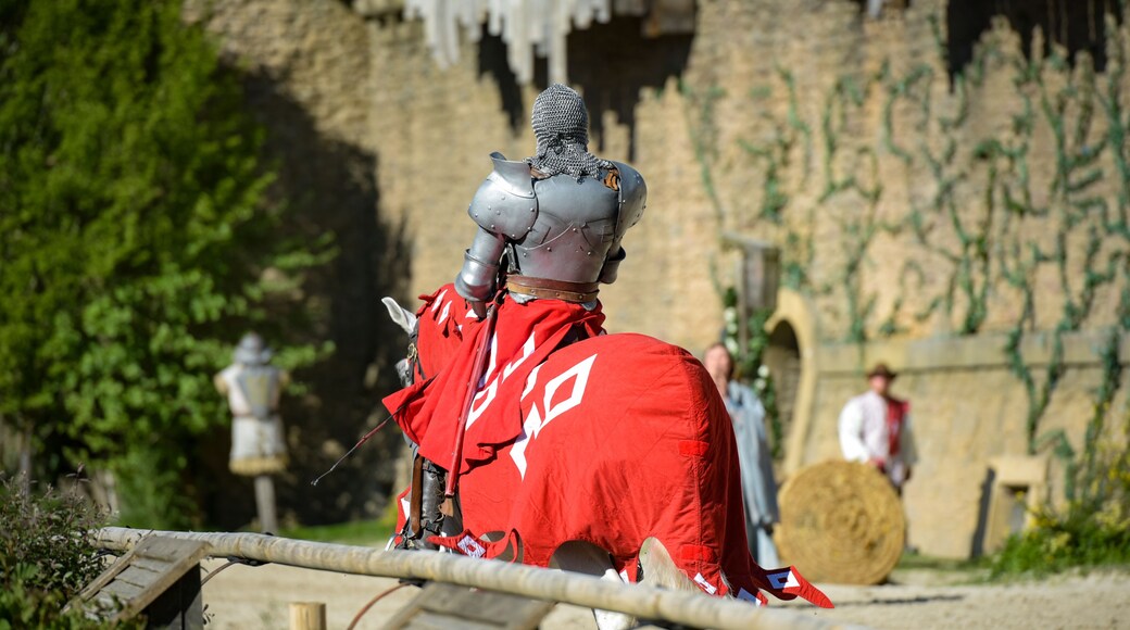 view on a medieval show at Puy du Fou in France