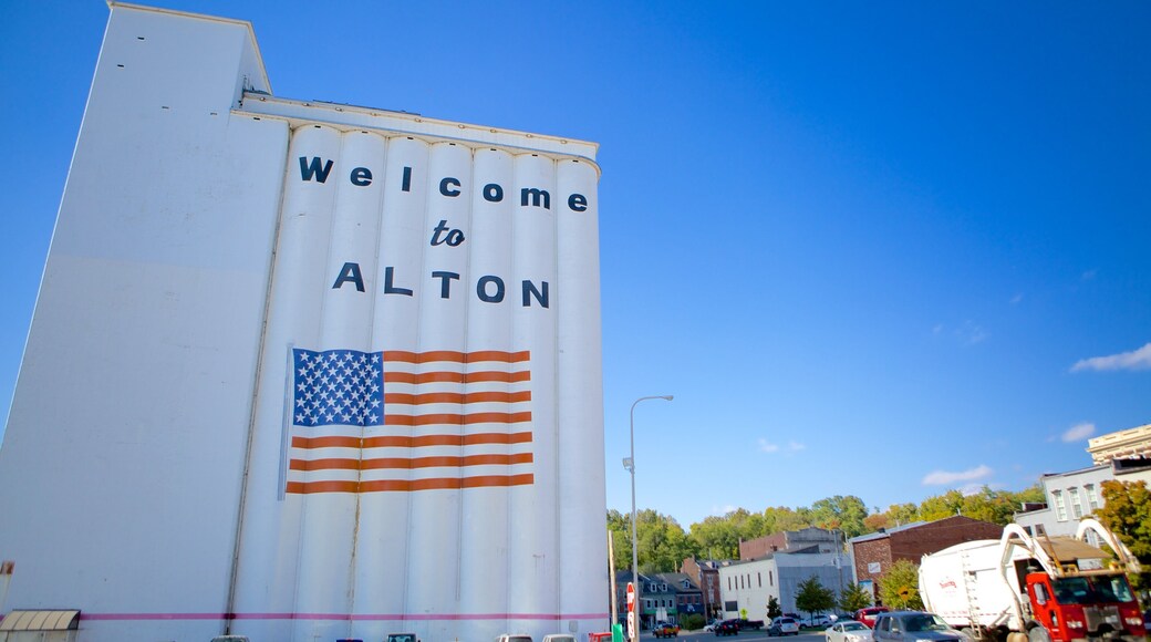 Alton mostrando señalización