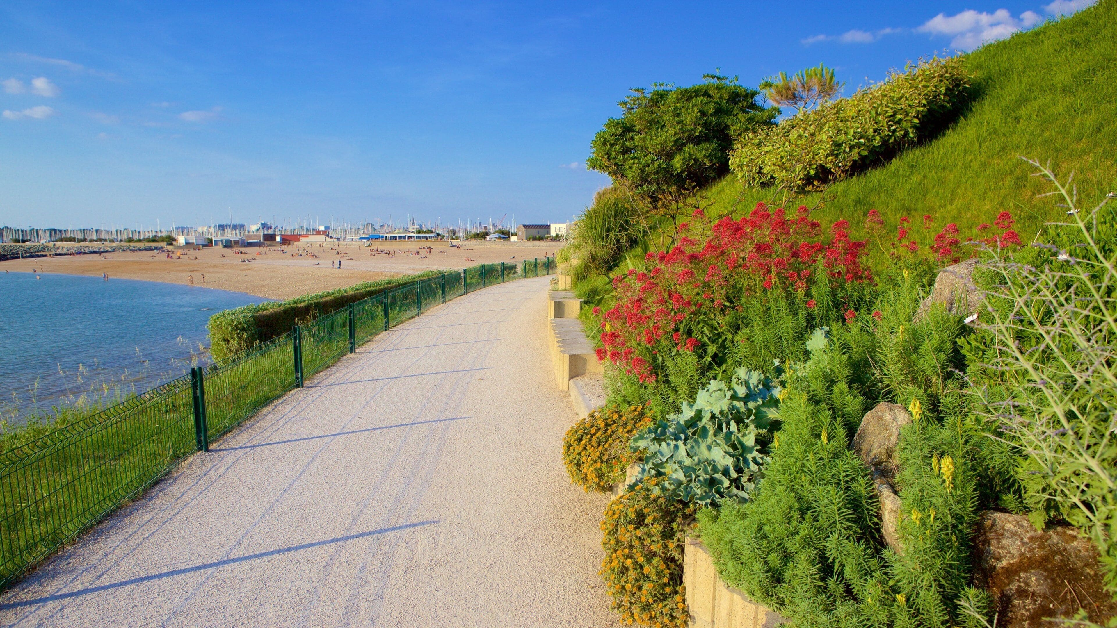 Minimes Beach featuring a beach and a park