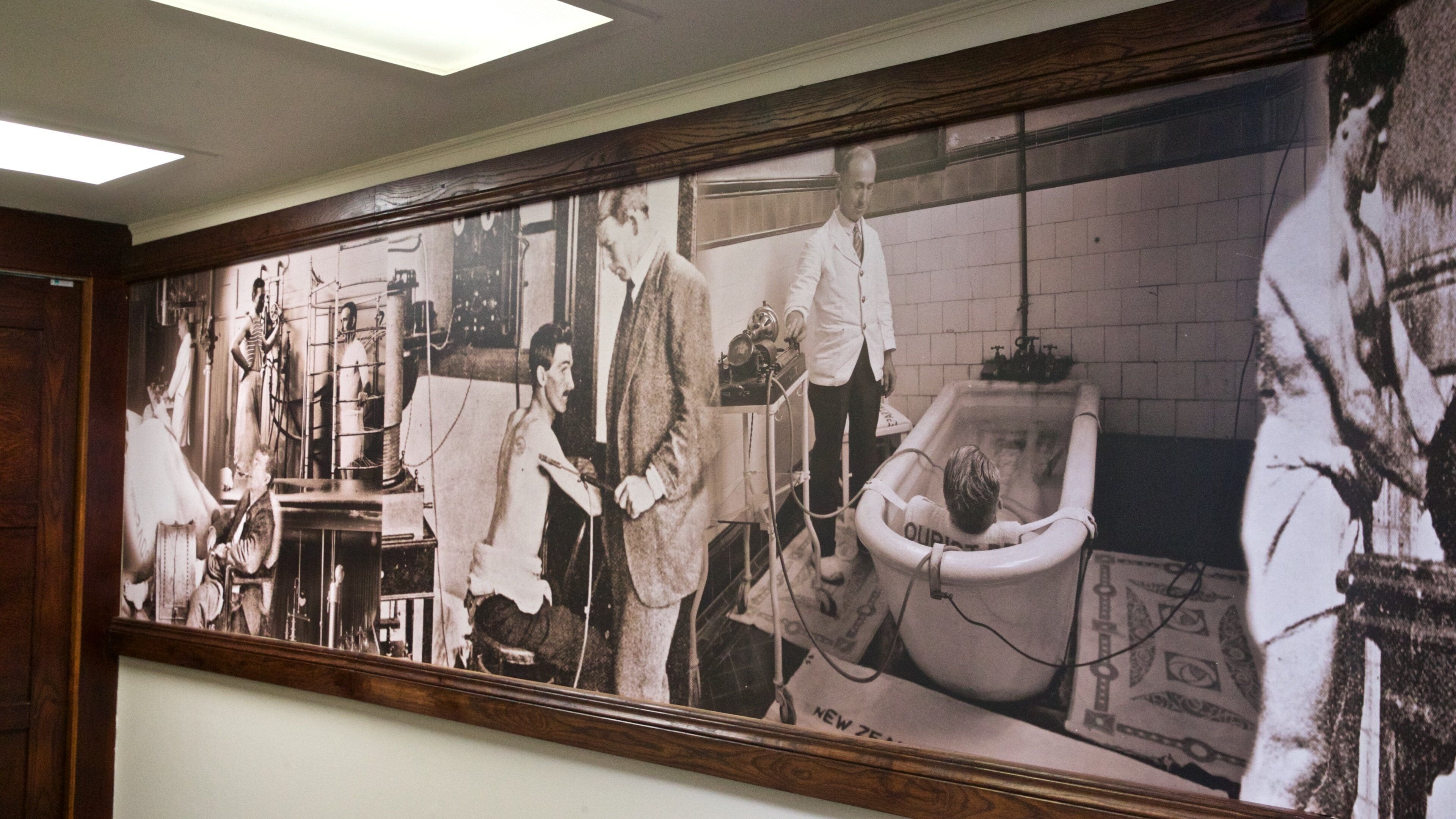 Polynesian Spa featuring interior views and signage