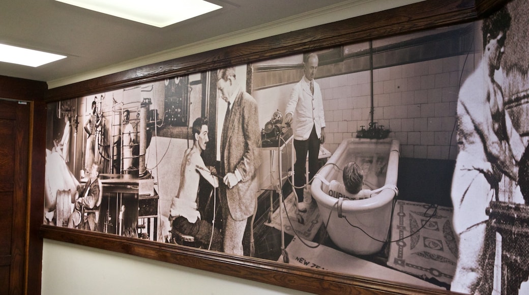 Polynesian Spa featuring interior views and signage