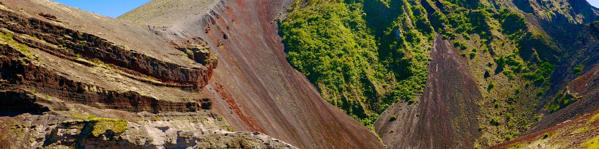 Mount Tarawera featuring mountains