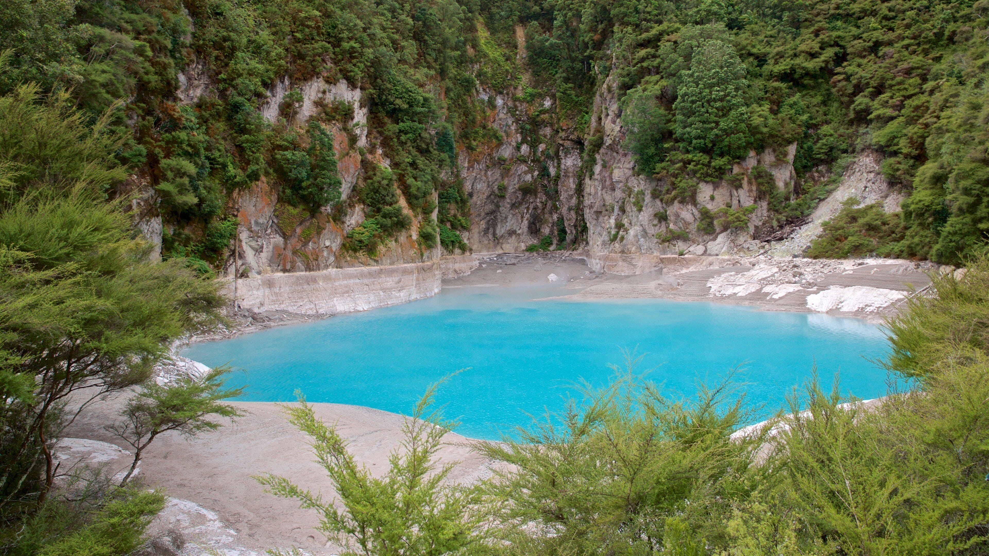 Waimangu Volcanic Valley which includes a hot spring