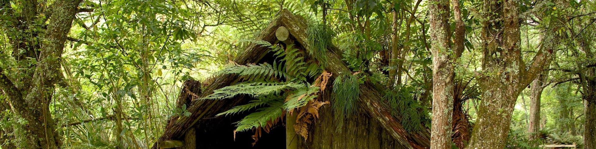 Buried Village featuring heritage elements and a garden