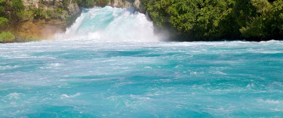 Huka Falls which includes a river or creek and rapids