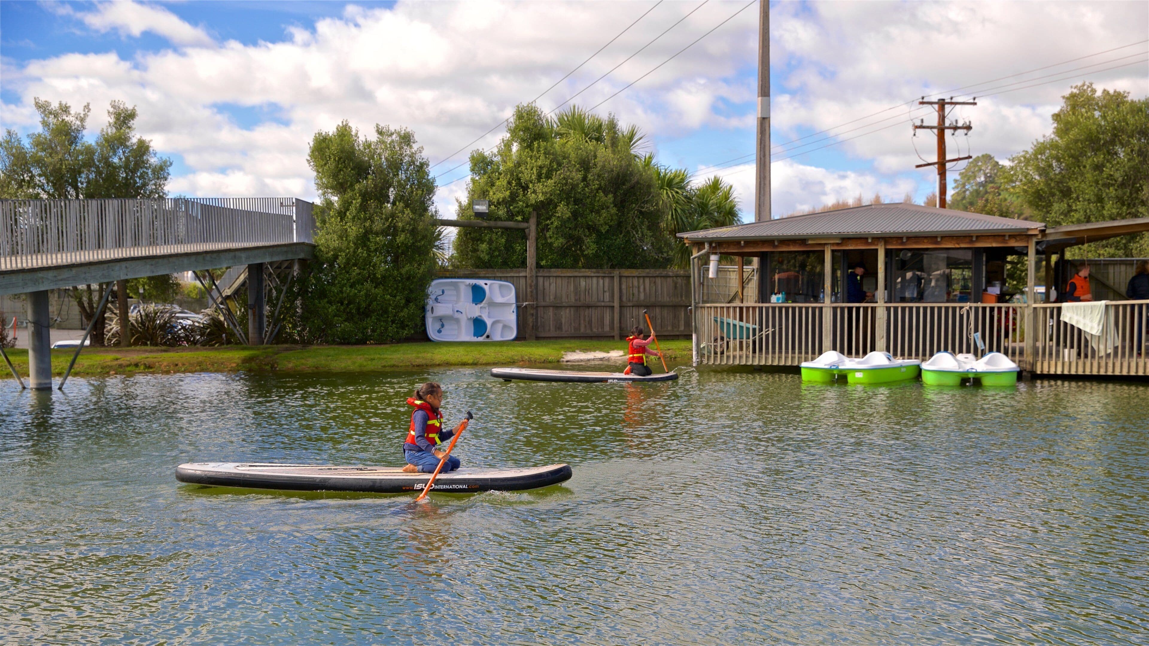 Prawn Farm showing kayaking or canoeing and a river or creek