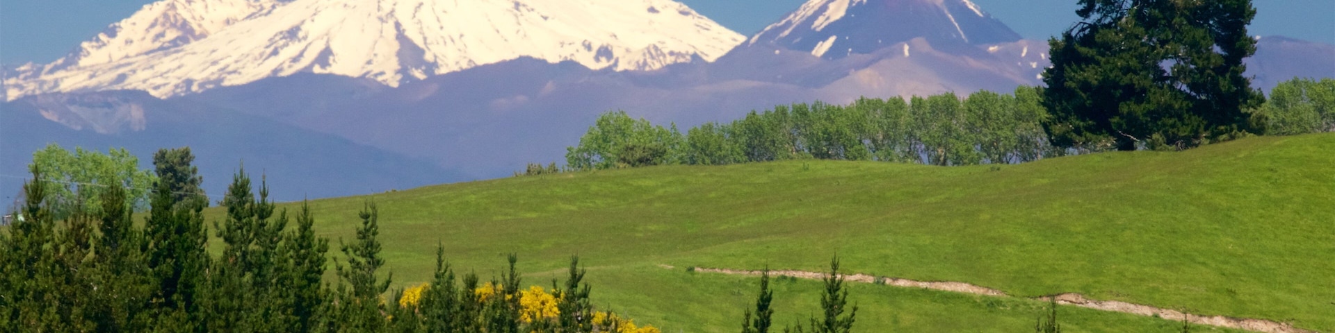 Craters of the Moon mostrando vistas de paisajes, montañas y escenas tranquilas