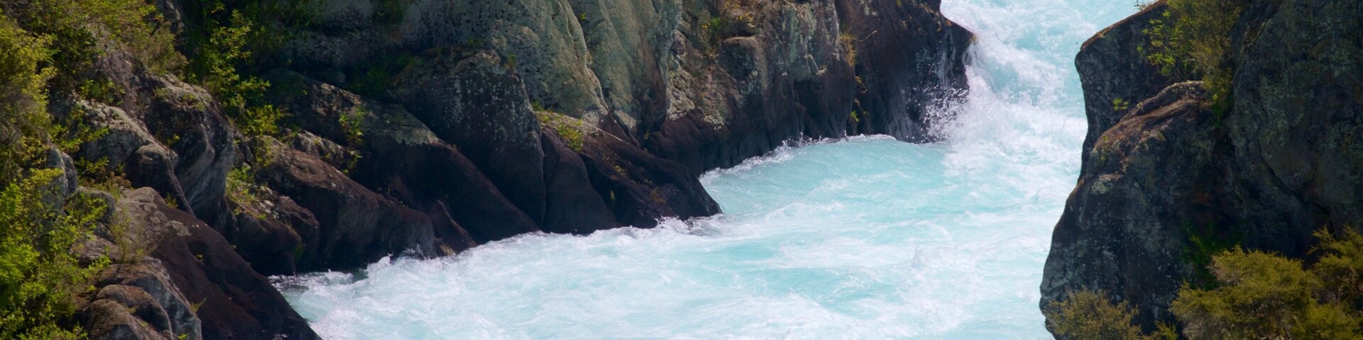 Aratiatia Rapids das einen Stromschnellen und Fluss oder Bach