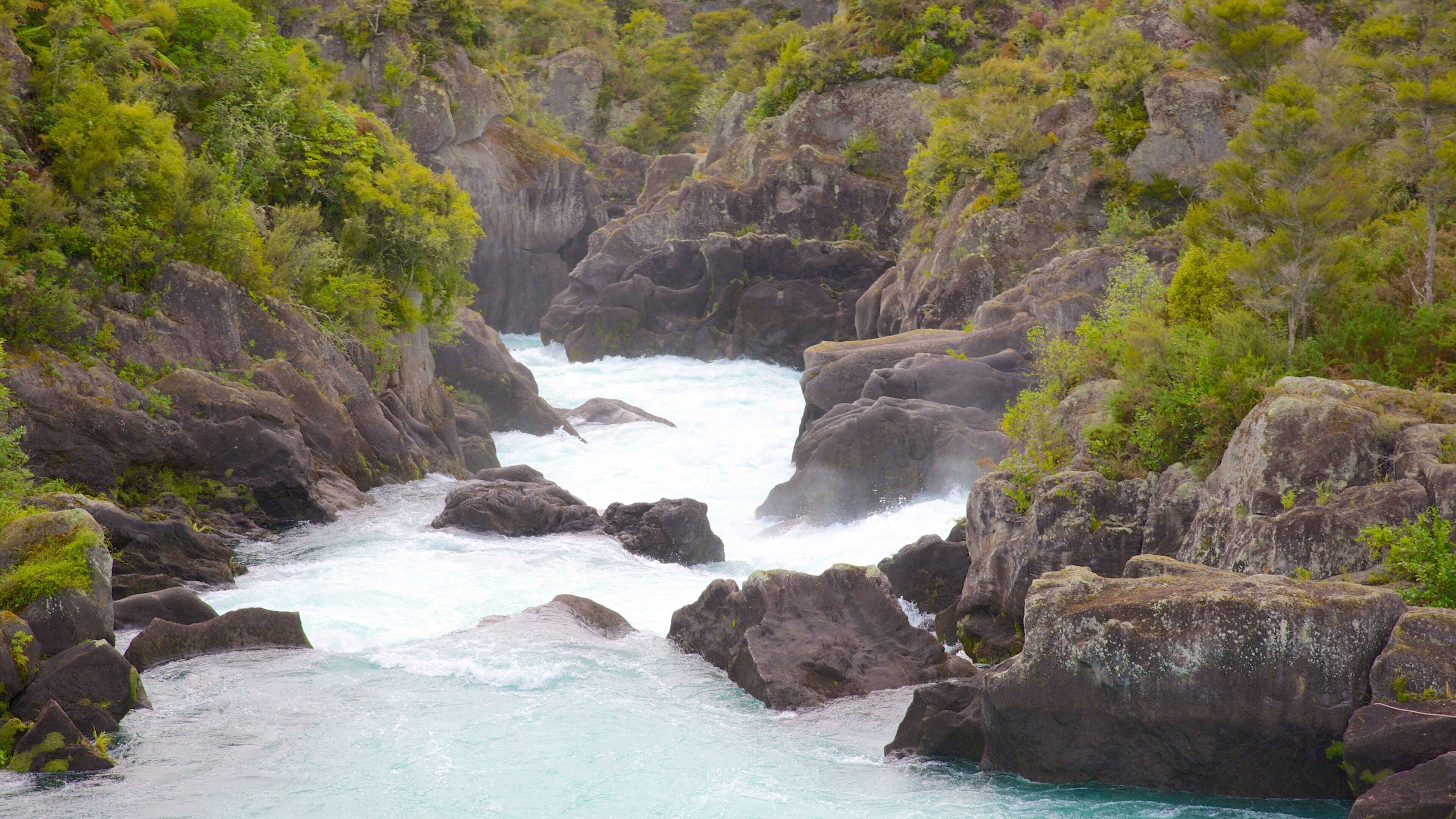 Aratiatia Rapids showing rapids
