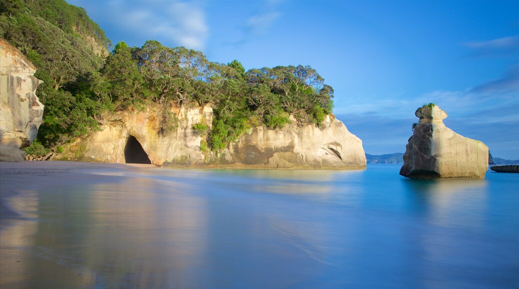 Shakespeare Lookout che include baia e porto, costa rocciosa e spiaggia