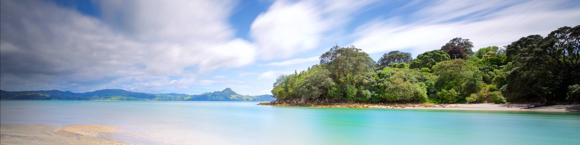 Shakespeare Lookout which includes a beach and a bay or harbor