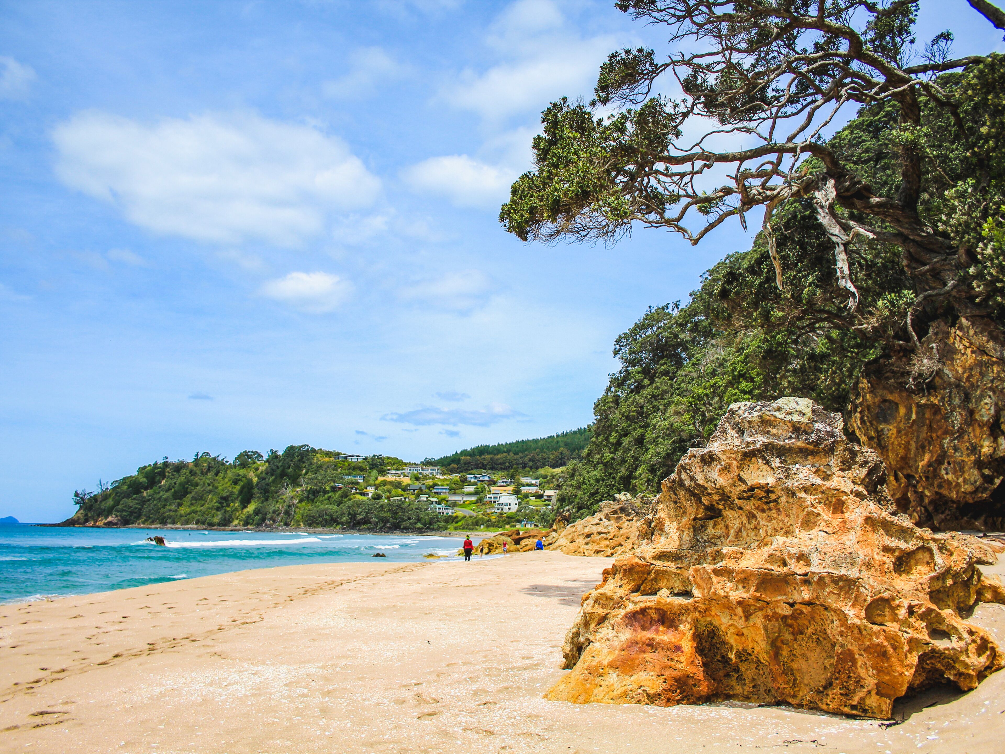 Hot Water Beach on the Coromandel Peninsula, North Island, New Zealand