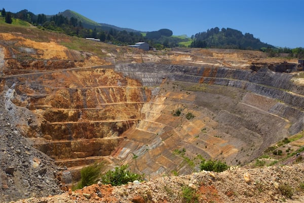 Martha Mine mit einem ruhige Szenerie
