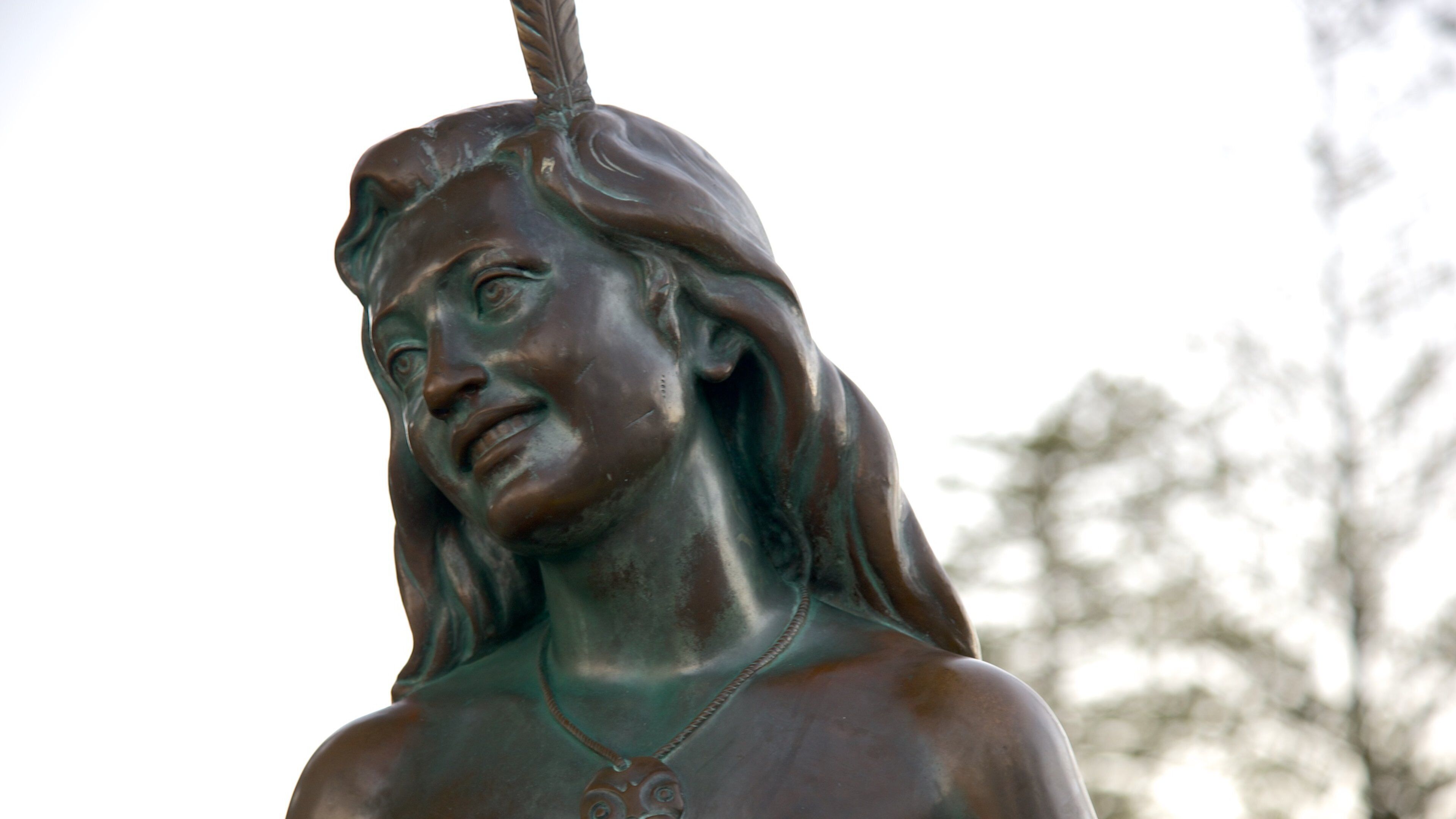 Pania of the Reef mostrando statua o scultura