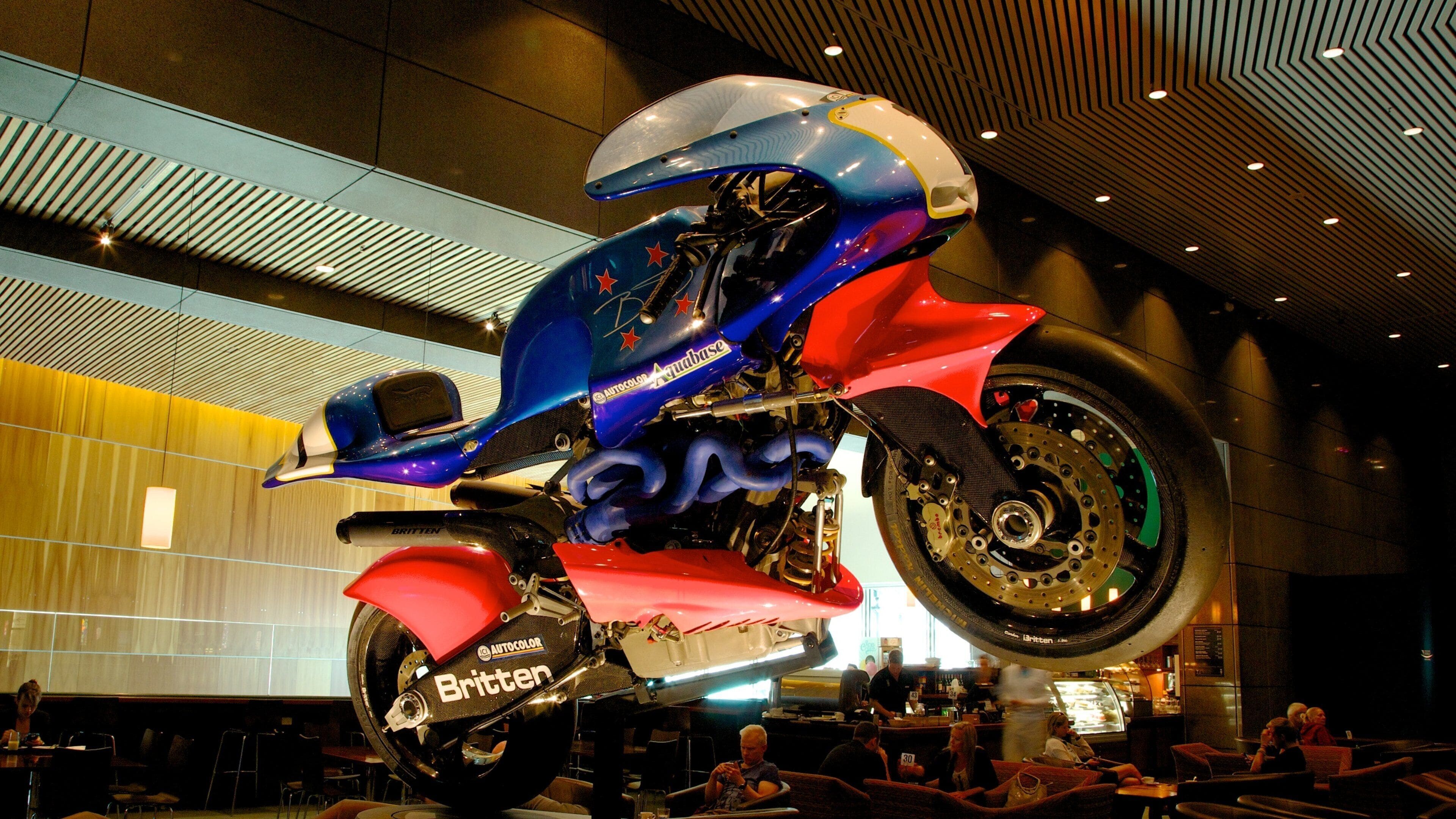 Te Papa which includes interior views