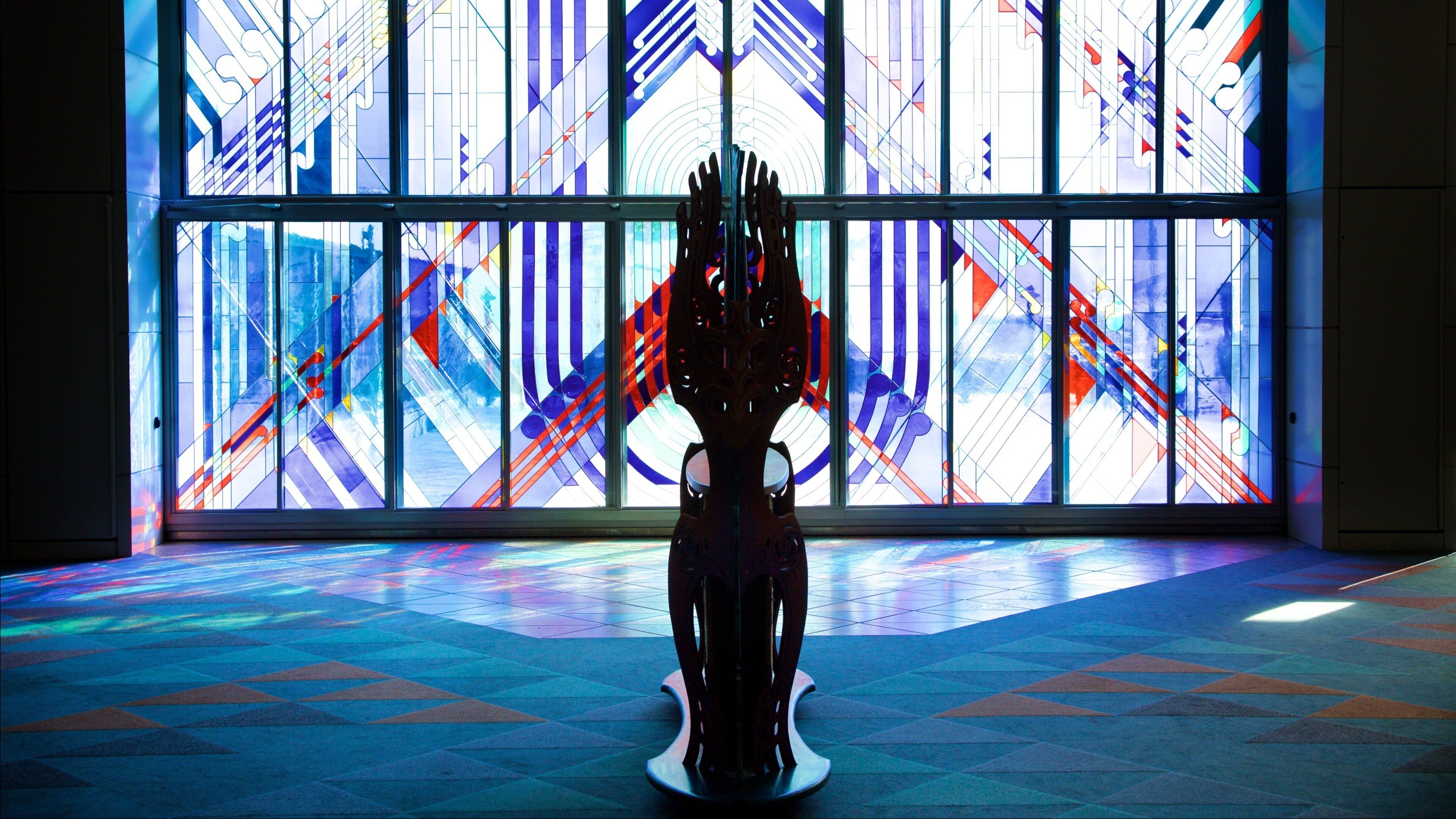 Te Papa mettant en vedette vues intérieures et art