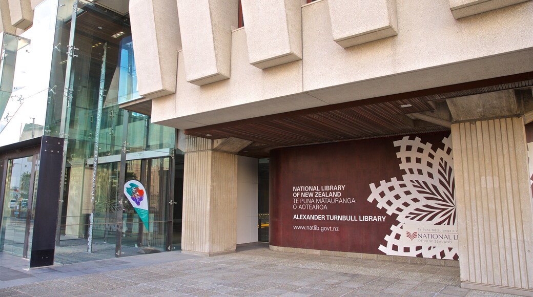 National Library showing signage