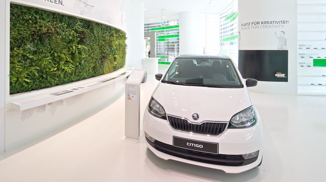 Volkswagen Autostadt Complex showing interior views