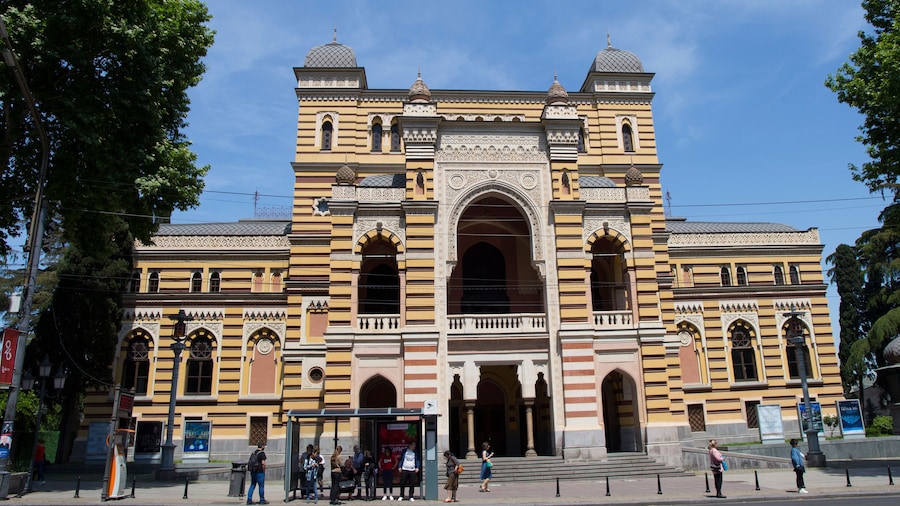 Tbilisi, Georgian - May 17 2019: Opera and Ballet Theater named after Paliashvili