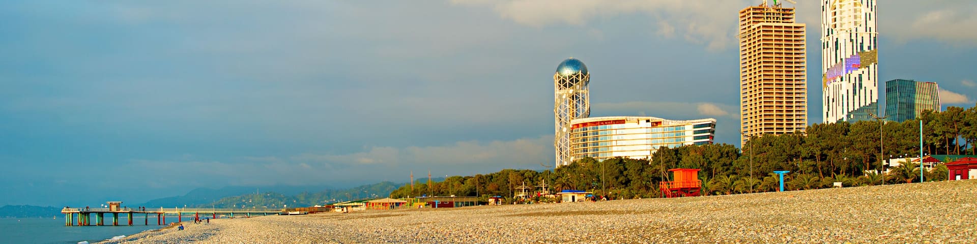 Batumi beach, Georgia