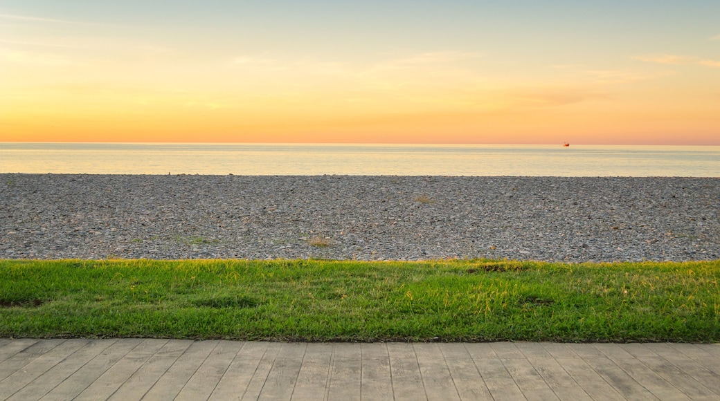 Sunset Pebble Beach Batumi, Georgia