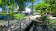 Parc Bougainville featuring a bridge