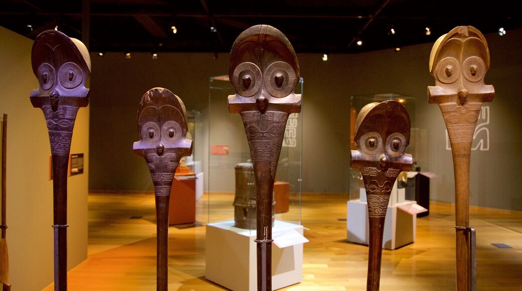 Museum of Tahiti bevat interieur en inheemse cultuur