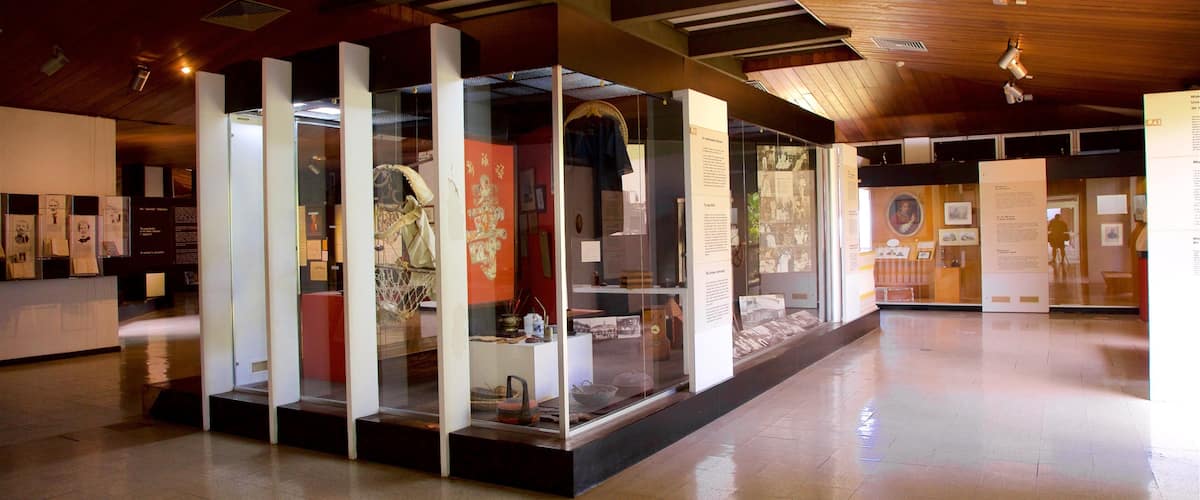 Museum of Tahiti which includes interior views